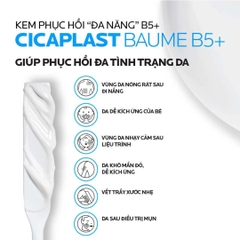 Kem Dưỡng Phục Hồi & Làm Dịu Da Tức Thì La Roche-Posay Cicaplast Baume B5+