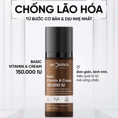 Kem Dưỡng Trẻ Hóa Da DrCeutics Basic Vitamin A Cream 150.000 IU