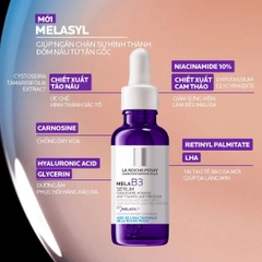 La Roche-Posay Mela B3 Serum - Dưỡng Chất Giảm Thâm Nám & Dưỡng Sáng Toàn Diện (Công Nghệ Melasyl & Niacinamide 10%)