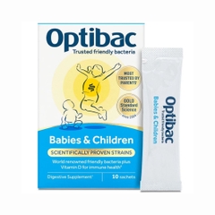 Men Vi Sinh Optibac Probiotics Babies & Children (3 Tỷ Lợi Khuẩn, FOS & Vitamin D3)