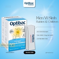 Men Vi Sinh Optibac Probiotics Babies & Children (3 Tỷ Lợi Khuẩn, FOS & Vitamin D3)
