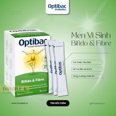 Men vi sinh Optibac Probiotics Bifido & Fibre (Hỗ Trợ Giảm Táo Bón & Bổ Sung Chất Xơ)