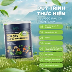 Ngũ Cốc Rau Củ Thuần Chay Tâm An - Bổ Sung Đạm Thực Vật, Hỗ Trợ Tiêu Hóa