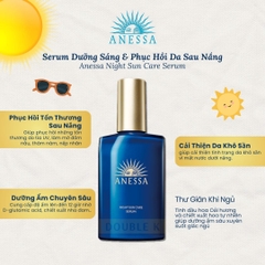 Serum Dưỡng Sáng & Phục Hồi Da Sau Nắng Anessa Night Sun Care Serum