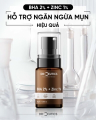 Serum Giảm và Ngừa Mụn DrCeutics BHA 2% + ZinC 1%