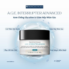 SkinCeuticals A.G.E. Interrupter Advanced - Kem Chống Glycation & Giảm Nếp Nhăn Sâu (Proxylane 18%)