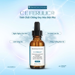 SkinCeuticals C E Ferulic® - Tinh Chất Chống Oxy Hóa Đột Phá (Vitamin C 15%, E 1%, Ferulic 0.5%)