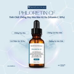 SkinCeuticals Phloretin CF - Tinh Chất Chống Oxy Hóa Bảo Vệ Da & Cải Thiện Sắc Tố (Vitamin C 10%)