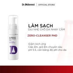Sữa Rửa Mặt Dịu Nhẹ Dr.Different Zero Cleanser PhD