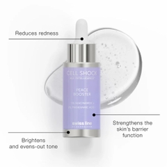Tinh Chất Dưỡng Sáng Khỏe Da Swissline Cell Shock AI Peace Booster (5% Niacinamide + 2% Tranexamic acid)