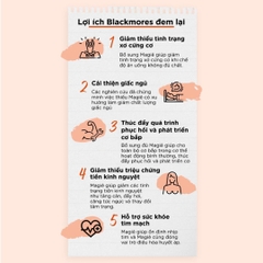 Viên Uống Bổ Sung Magie Blackmores Bio Magnesium (Hỗ Trợ Cơ Bắp, Giảm Chuột Rút)