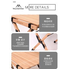[MOUNTAINHIKER] Bàn Gỗ Dã Ngoại Cắm Trại
