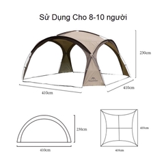Lều cắm trại trung tâm Mountainhiker Dome Canopy