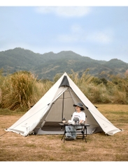 Lều kim tự tháp gấp gọn chính hãng Mountainhiker dùng 4-6 người, Tặng kèm thảm chống thấm