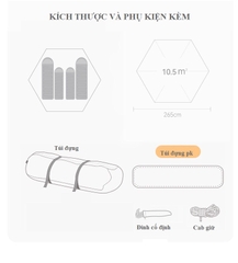 LỀU DÃ NGOẠI TỰ BUNG 6 CỬA