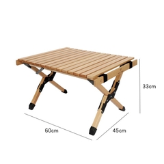 Bàn gỗ cắm trại dã ngoại gấp gọn cao cấp Chính Hãng Mountainhiker