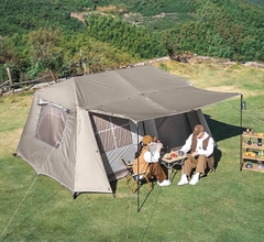 Lều Tự Bung Cắm Trại  2 phòng, Lều dã ngoại tự bung 6-8 người, Lều Glamping Chính hãng Mountain