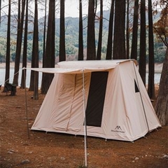 Lều cắm trại Glamping Mountainhiker có mái hiên kích thước 3m x 3m thích hợp 5 – 8 người