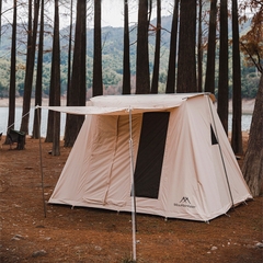 Lều cắm trại Glamping Mountainhiker có mái hiên kích thước 3m x 3m thích hợp 5 – 8 người