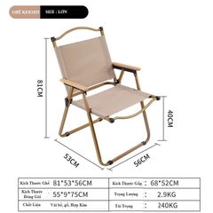Ghế Dã Ngoại Kermit size lớn GH024