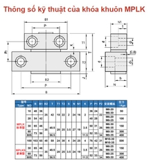 Bộ khóa khuôn MPLK