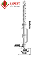 Kẹp định vị đứng CH101H