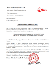 Rika Việt Nam – Đại diện phân phối cảm biến đo lường môi trường & khí tượng thủy văn Rika tại Việt Nam
