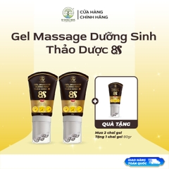(Tặng 1 chai gel) 2 chai Gel Massage Dưỡng Sinh Thảo Dược 8S