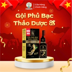 Giảm 20% (Màu đen) Gội phủ bạc thảo dược nhân sâm 8S - 8 Sang BDS