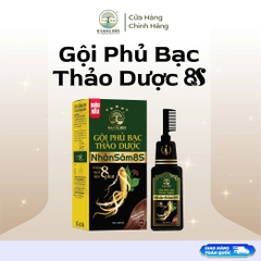Giảm 20% (Màu Nâu) Gội Phủ Bạc Thảo Dược Nhân Sâm 8S