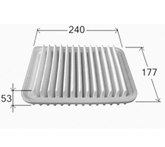 Lọc gió động cơ Toyota Corolla Altis 1.6, 1.8, 2.0 (2007-2020); Vios (2007-2013); Yaris (2005-2020); RAV4 (2012-2018) chính hãng Bosch (0986AF2342)