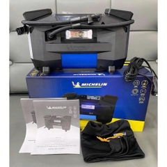 Máy Bơm Lốp Ô tô Xe Máy Michelin 12314 Kỹ thuật số 2 Piston siêu tốc Cao Cấp 12V Đa Năng Tự Ngắt (12314)