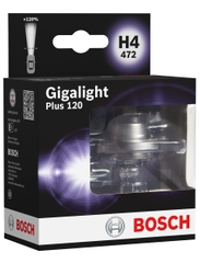 Bóng đèn hiệu năng cao Plus 120 H4 12V 60/55W P43T chính hãng Bosch (1987301106) (Cặp 2 cái)