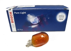 Bóng đèn xi nhan chân cắm T20 1 tóc vàng WY21W 12V 21W chính hãng Bosch (1987302222)