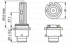 Bóng đèn Xenon D2R (1987302903) (1 cái)