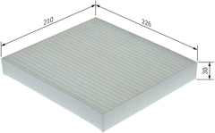 Lọc gió điều hòa Hyundai Elantra (2021+) chính hãng Bosch Aeristo (1987435160)