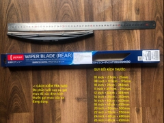 Gạt mưa sau Mitsubishi Pajero Sport 2011-2022 Denso DRA cao cấp chính hãng 12inch 305mm