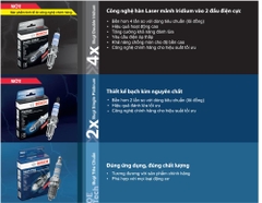 Bugi Kia Carens; Forte; Cerato; Rio (2008+); Mazda 626; 323; Nissan Sunny; Hyundai Getz 1.1 (2007-2011), Tucson (2004-2010); Toyota Vios, Altis (2005-2014); Yaris; Camry giắc 16 chân ngắn chính hãng Bosch (0242236596; 0242236616; 0242235666)