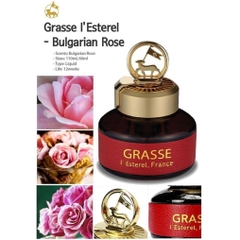 Nước hoa ô tô Bullsone Pháp Grasse L' Esterel Bulgarian Rose chính hãng sản xuất tại Hàn Quốc 100% tinh dầu thiên nhiên - Mùi hương hoa hồng Bulgari