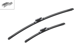 Gạt mưa Lexus NX 200T (2017+); Subaru Forester (2019+) chính hãng Bosch AEROTWIN EURO 26inch 16inch (A156S) (3397014156)