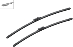Gạt mưa Audi Q7 Bosch AEROTWIN EURO A215S xương mềm chính hãng (3397007215) - Bộ 2 cái