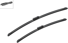 Gạt mưa Audi Q5 (2008-2013); Honda CRV (2023+) chính hãng Bosch AEROTWIN EURO A297S (3397007297) xương mềm cao cấp 20inch 24inch - Bộ 2 cái