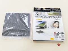 Lọc gió điều hòa than hoạt tính cao cấp, kháng virus, bắt bụi mịn PM2.5 TOYOTA Camry (2001-2006); Land Cruiser Prado (2002-2009); Vios (2002-2013); Yaris (1999-2005) chính hãng VIC Nhật Bản (AC-102EX)