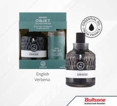 Nước hoa ô tô Bullsone Pháp Grasse OBJET English Verbena chính hãng sản xuất tại Hàn Quốc 100% tinh dầu thiên nhiên - Mùi Hương cỏ roi ngựa