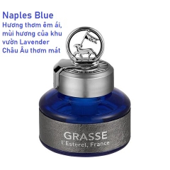 Nước hoa ô tô Bullsone Pháp Grasse L' Esterel Naples Blue chính hãng sản xuất tại Hàn Quốc 100% tinh dầu thiên nhiên - Mùi hương Lavender