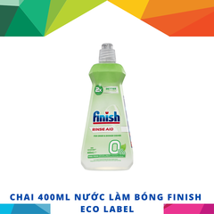 Nước trợ xả làm bóng bát đĩa Finish Eco 0% 400ml