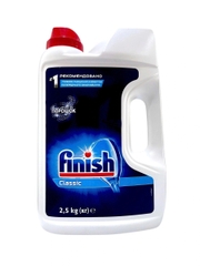 Bột rửa bát Finish can 1kg; 2.5kg - Mùi hương Regular; Lemon