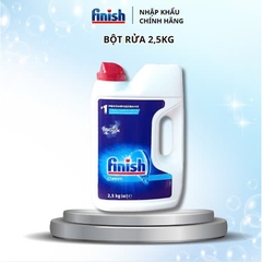 Bột rửa bát Finish can 2,5kg - không hương (Regular)
