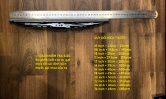 Gạt mưa Daewoo Gentra 2007-2011 Bosch AEROTWIN BBA xương mềm cao cấp hàng chính hãng 16inch 22inch - Bộ 2 cái