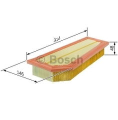 Lọc gió động cơ Mercedes Benz C Class W204 (2009-2015); E Class W212 (2009-2016); SLK (2011-2015) chính hãng Bosch (F026400134)